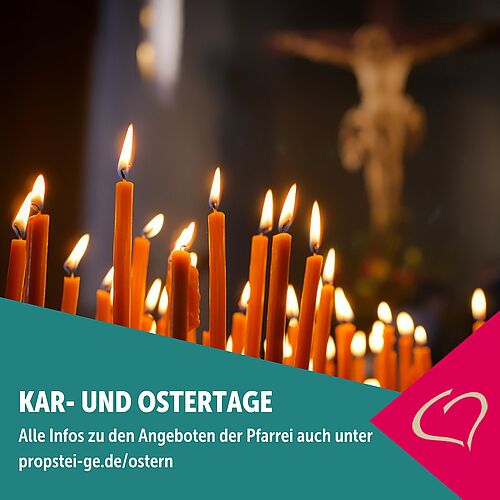 Lass uns zusammen die Kar- und Ostertage feiern. Wie und wo? Das erfährst du hier und unter propstei-ge.de/ostern -...