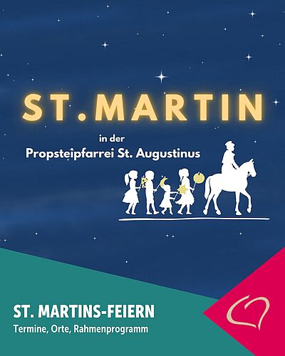 Bald geht's los!🏮

Wann und wo die St.-Martins-Umzüge im Gebiet der Propsteipfarrei stattfinden, erfahrt ihr hier 🚩
Bei...