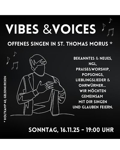 In 2 Wochen gibt's was auf die Ohren! 🎧 
Herzliche Einladung zum offenen Singen am 16. November in St. Thomas Morus,...