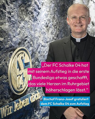 Gemeinsam glauben. Gemeinsam daran glauben. Gemeinsam feiern.

Jetzt ist der Aufstieg geschafft, und das schon vor...