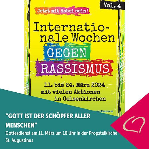 Vom 11. bis zum 24. März finden die Internationalen Wochen gegen Rassismus in Gelsenkirchen mit vielfältigen Aktionen...